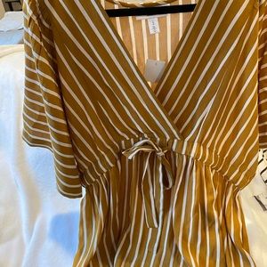 Brand new striped maternity blouse